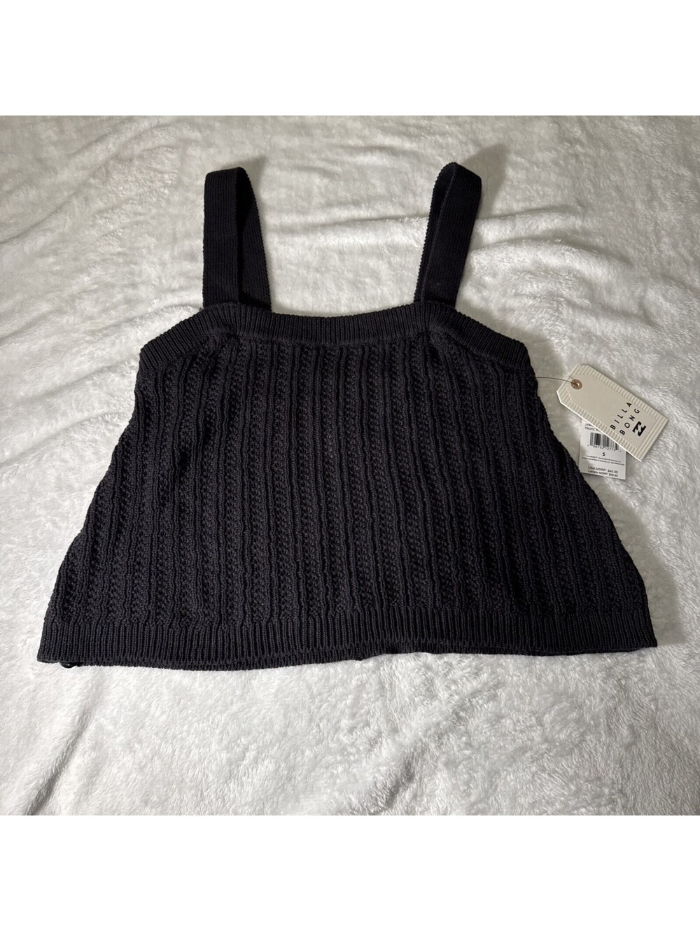 Billabong NWT Knit Women's Tank - Black S (2022)